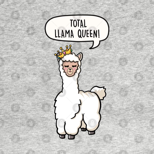 Total Llama Queen by LEFD Designs